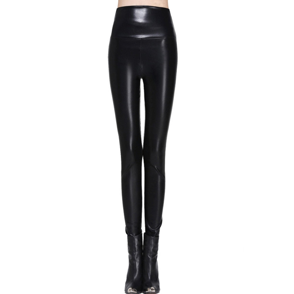 women leggings faux leather h