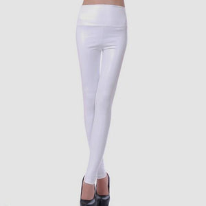 women leggings faux leather h