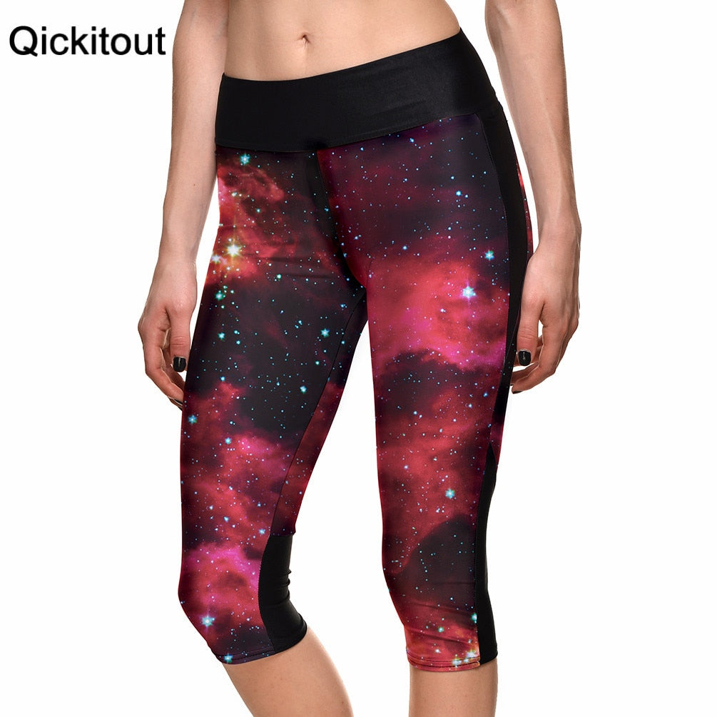 Galaxy Psychedelic Red Star