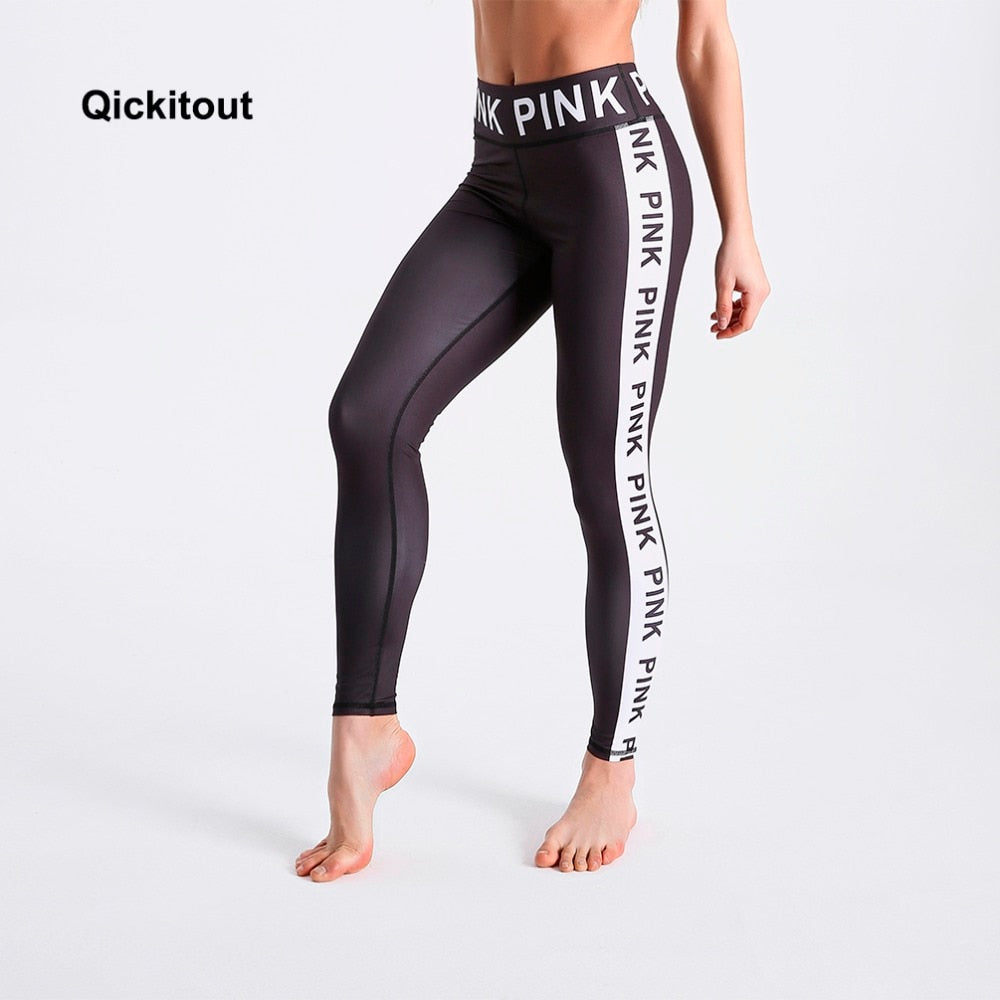 Qickitout Fashion Black Leggings