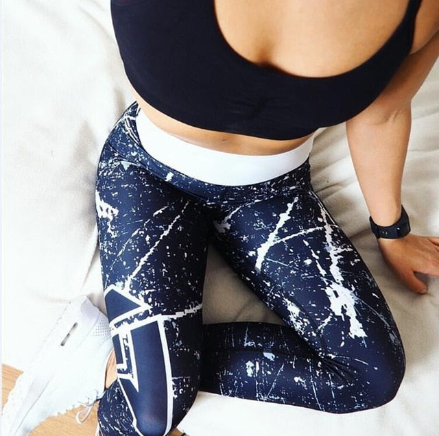 Women Leggings Slim High Waist Elasticity