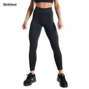 Qickitout New Style Mesh Black Casual Sportswear Workout